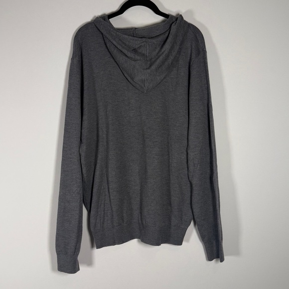 NWT Guess Grey Hoodie Sweater - Picture 5 of 6